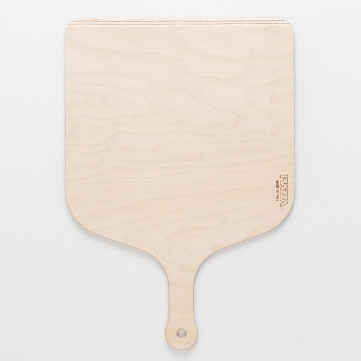 Actual product image Piazza Pizza peel birch wood rectangular short 29.5x42.5cm