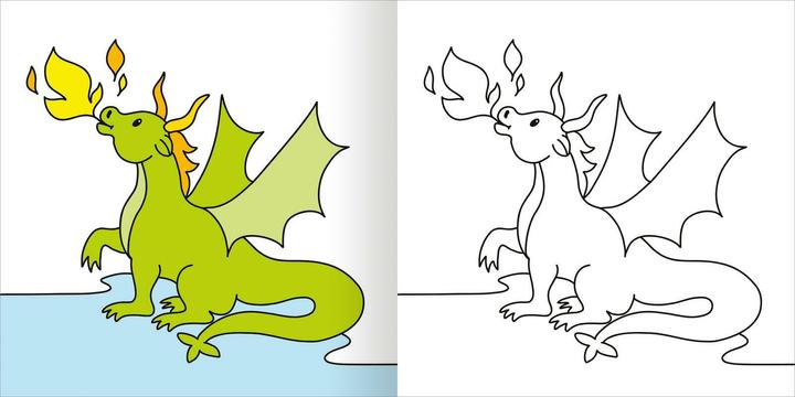Actual product image My first thick colouring book from 2 - Unicorns