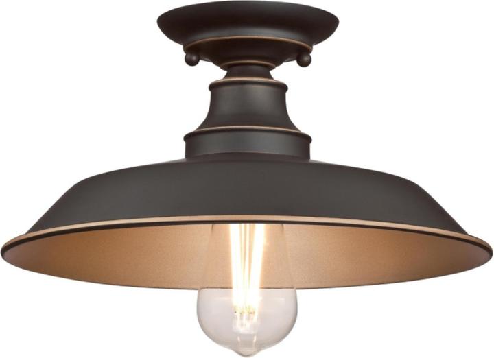 Produktbild Westinghouse Deckenleuchte Iron Hill geölte Bronze breit (800 lm, E27)