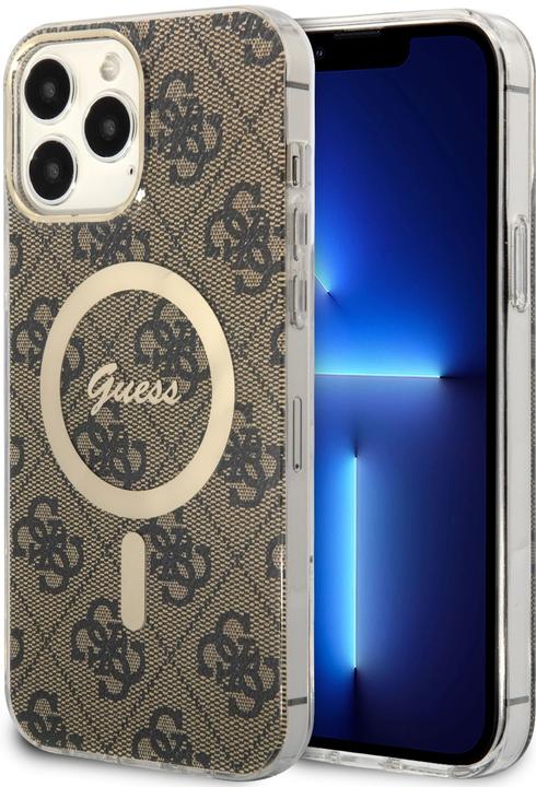 Actual product image Guess GUHMP13XH4STW iPhone 13 Pro Max 6.7" br?zowy/brown hardcase 4G MagSafe (Apple iPhone 13 Pro Max)