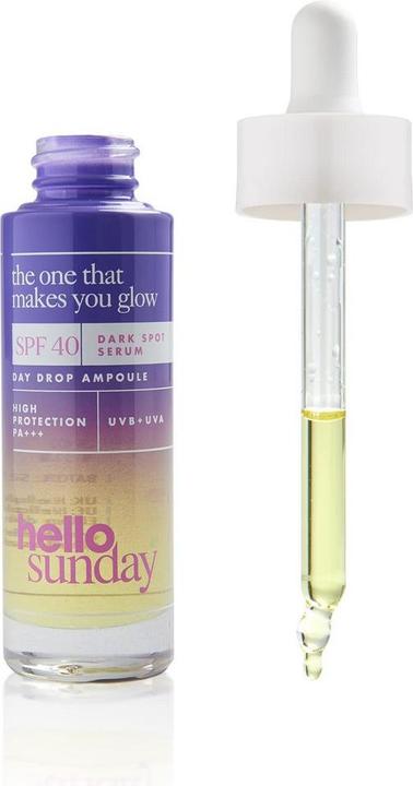 Produktbild Hello sunday the one that makes you glow Dark spot oil serum SPF 40 (30 ml)