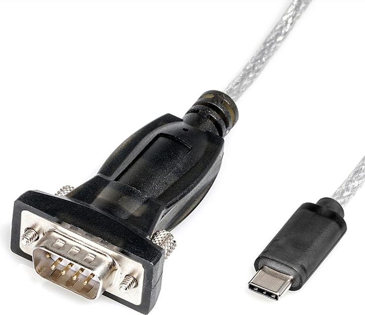 Actual product image Roline USB type C - DB-9 (1.80 m, Parallel (printer))