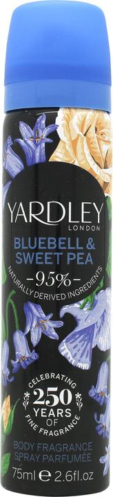 Immagine prodotto Yardley Bluebell & Sweet Pea di London Body Fragrance Spray 77 ml (Getto vaporizzato, 75 ml)