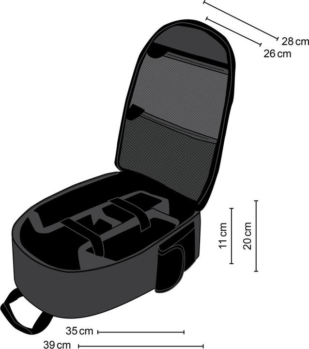 Actual product image mantona Azurite (Photo backpack, 24.15 l)