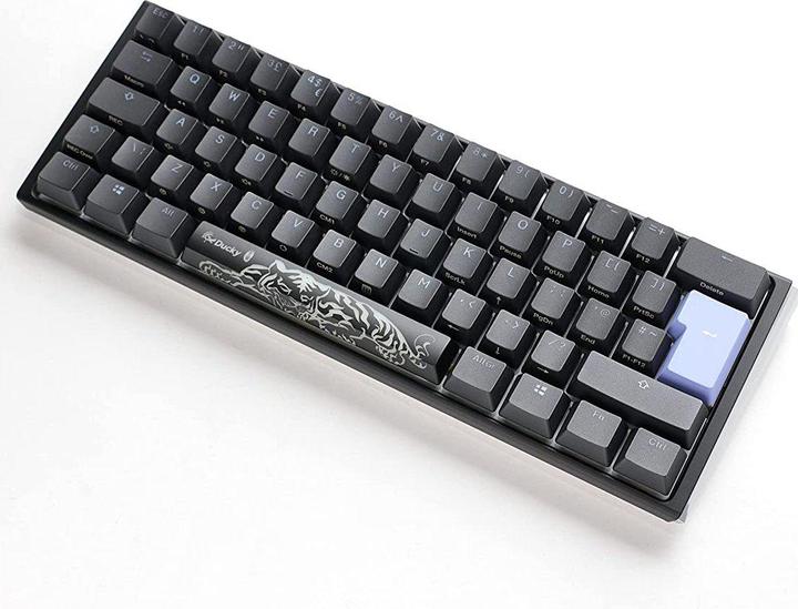 Productafbeelding Ducky One 3 Classic Zwart/Wit Mini Gaming Toetsenbord, RGB LED - MX-Red (NL, Bedraad)