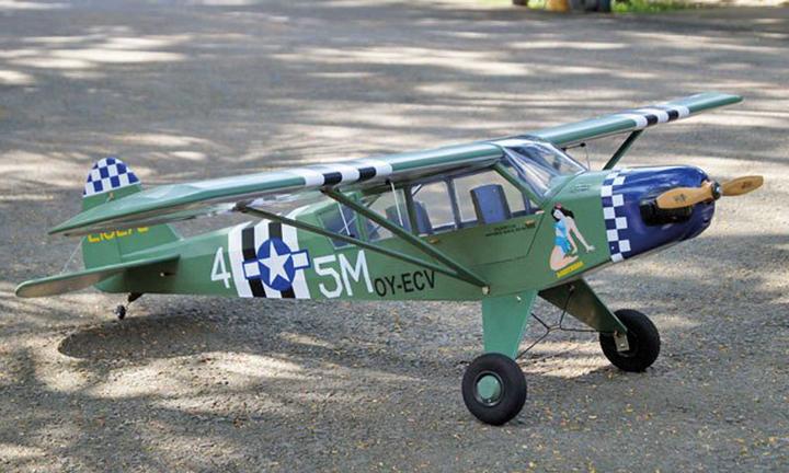 Produktbild Pichler Piper PA-18 Grasshopper 1630 mm ARF (Motorflugzeug)