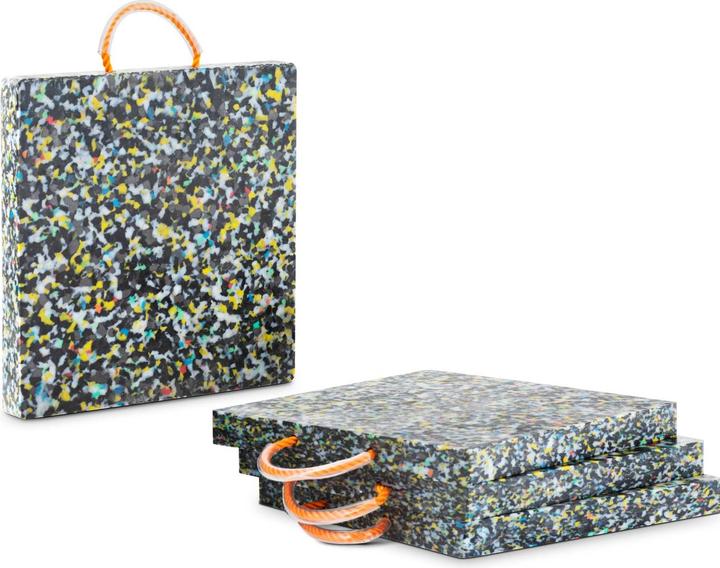Actual product image MSW Crane Pads - 40 x 40 x 4 cm - load capacity up to 12,000 kg - 4 pieces