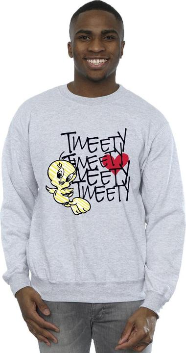 Produktbild Looney Tunes Tweety Love Heart Sweatshirt (M)