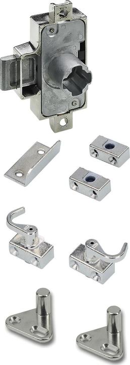 Image du produit Hettich Kit serrure espagnolette carrée 15 mm