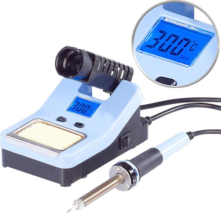 Actual product image AGT Digital soldering station with LCD display