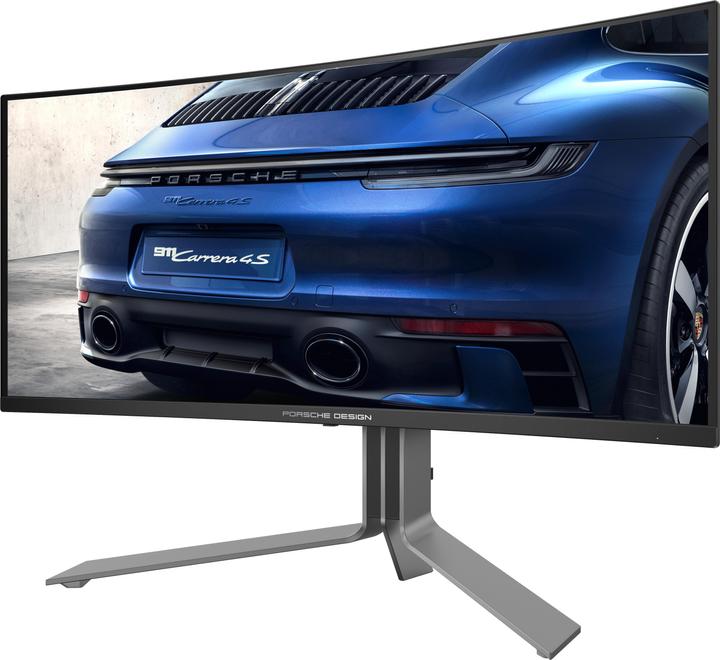 Actual product image AOC PD3434" Curved OLED Monitor,,, Speakers, height-adjustable, 2x HDMI, DisplayPort, USB Hub, RJ45 (3440 x 1440 pixels, 34")