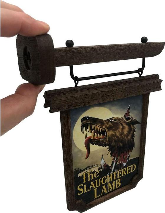 Actual product image Factory Entertainment An American Werewolf in London Scaled Prop Replica Pub Sign 6 cm
