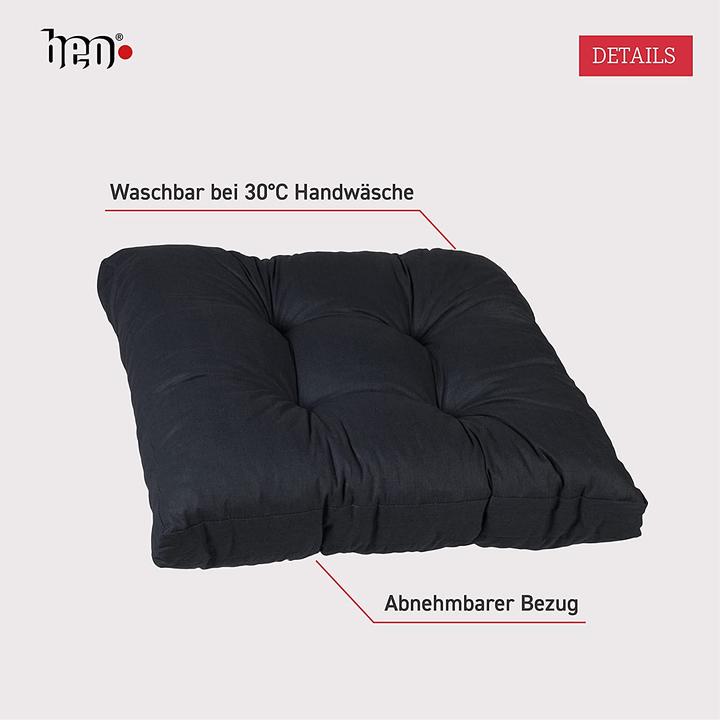 Image du produit Beo Garden Set 2x coussins d'assise lounge (60 x 60 cm)