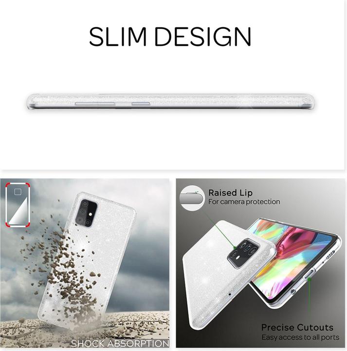 Immagine prodotto Nalia Copertura glitterata (Samsung Galaxy A71)