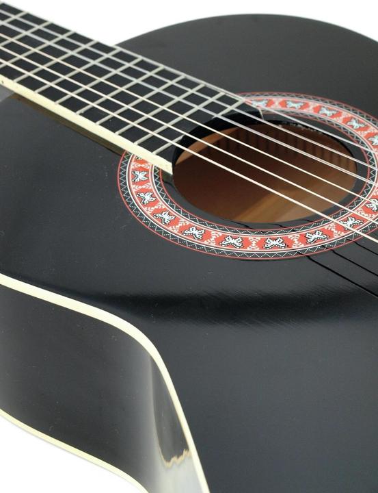 Actual product image Dimavery AC-303 Classical Guitar, black (Classical guitar)