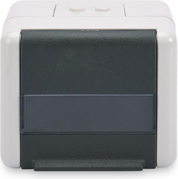 Actual product image Digitus Data connection box for Keystone modules IP44 surface-mounted with hinged cover optional insert for (Cable Accessories)