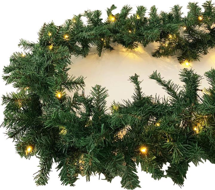 Actual product image Inda-Exclusiv XXL 100 LED fir garland fairy lights 810cm garland indoor and outdoor (8.10 m)