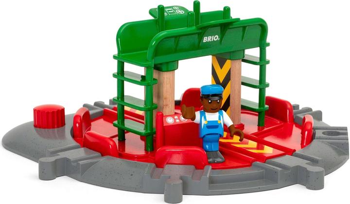 Produktbild Brio Lok-Drehscheibe mit Kontrollbrücke