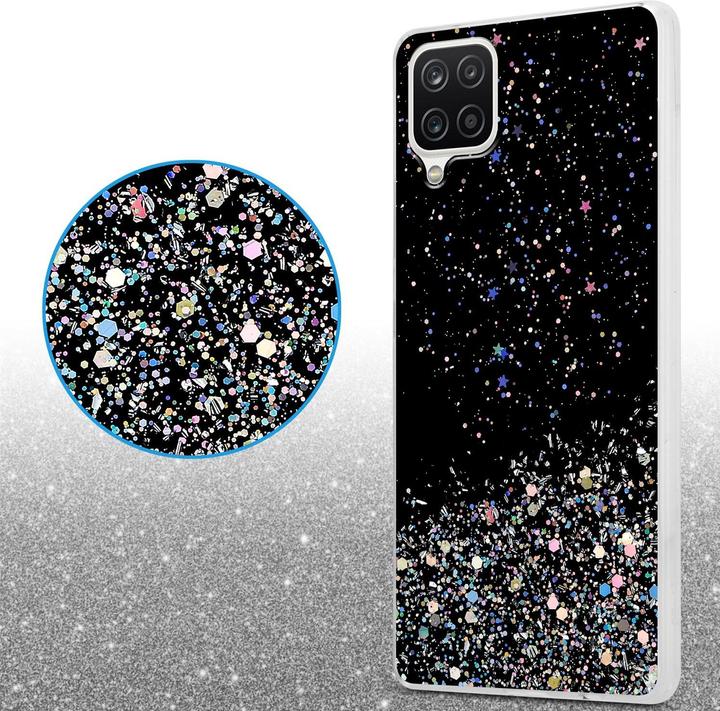 Produktbild Cadorabo TPU Cover funkelnder Glitter (Samsung Galaxy A12, Samsung Galaxy M12)