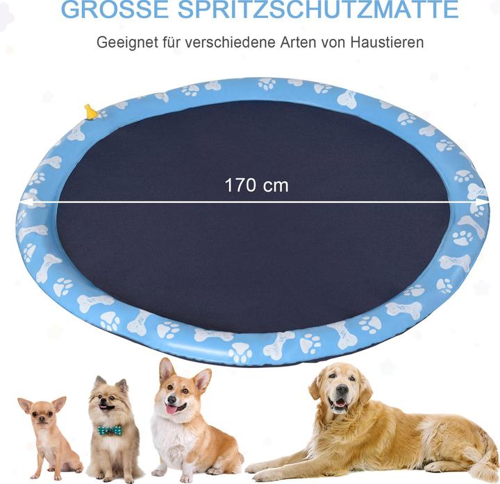 Immagine prodotto PawHut Gioco d'acqua per cani con attacco per l'acqua (Cane giocattolo da tiro)