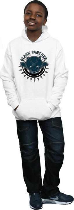 Image du produit - Sweat à capuche KAWAII BLACK PANTHER POUNCE - Garçon (128)