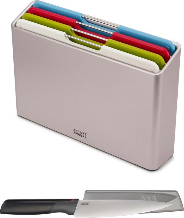 Joseph Joseph Schneidebrett-Set Folio inkl. Chef Messer