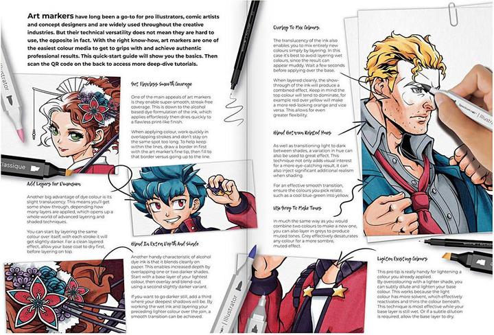 Immagine prodotto Creativ Company Set per hobby illustrazione manga e eroi dei fumetti da colorare
