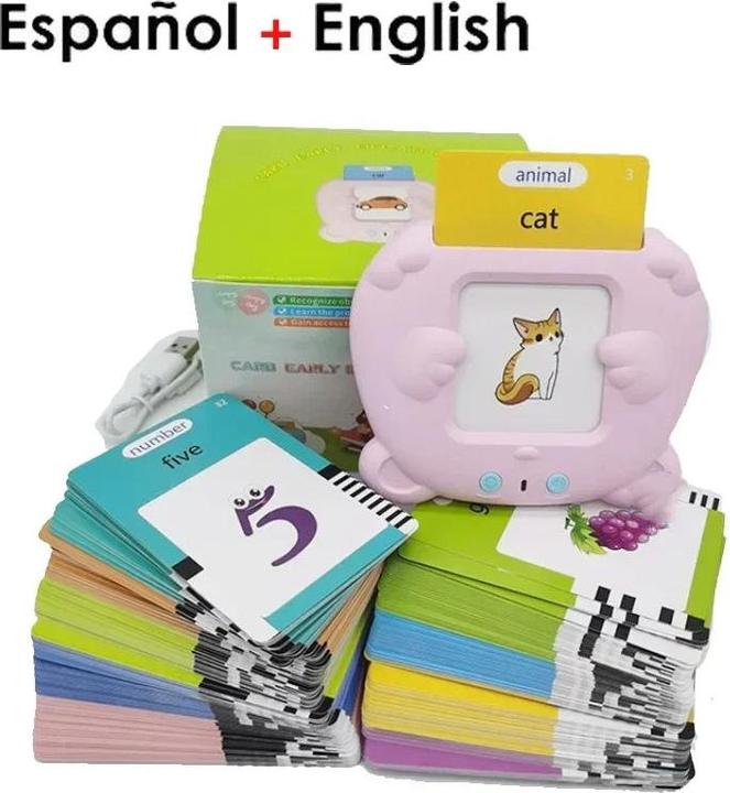 Activity Board Learning Machine for Kid Talking Flash Cards Kindergarten Kids Language Electronic Audio Book