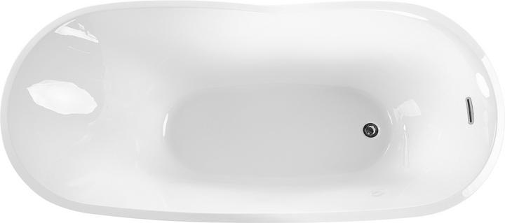 Produktbild Beliani Badewanne freistehend schwarz / weiss 170 x 80 cm DULCINA (243 l, 80 cm)