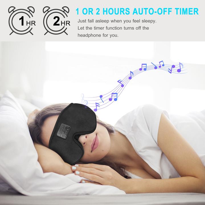 Immagine prodotto PhoneLook Premium Bluetooth Schlafmaske Kopfband mit integrierten Musik Lautsprechern