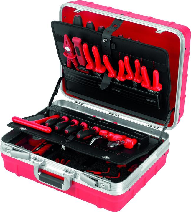 Produktbild Cimco Werkzeugkoffer Elektro 100 (53 Teile)