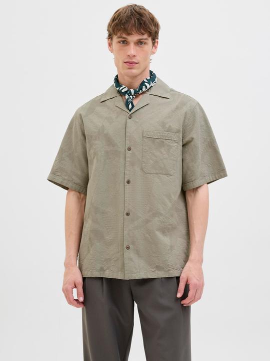 Produktbild Jack & Jones Jprbluluke Jacquard Resort S/S Shirt Ln (XL)