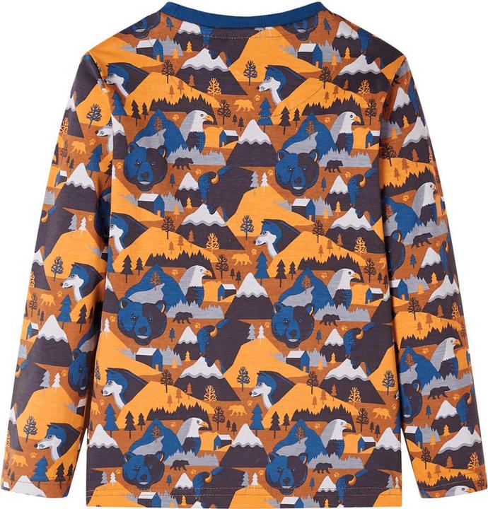 Image du produit VidaXL Pyjama enfant manches longues Cognac 104,Matière : 100 (104)