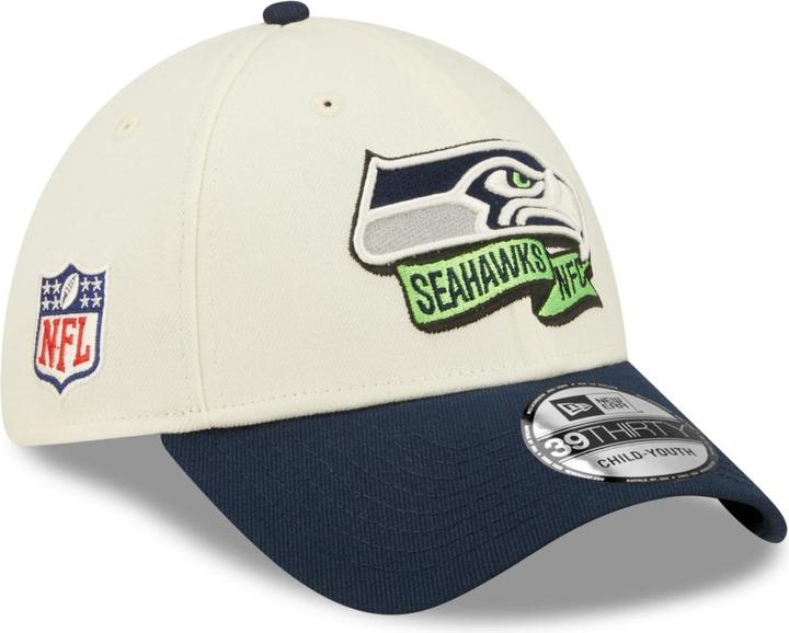 Produktbild New Era 39Thirty Kinder Cap - SIDELINE Seattle Seahawks T/C