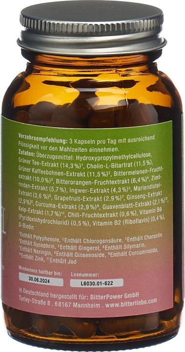 Image du produit Bitterliebe Complexe métabolique amer (90 pièce(s), Capsules, 203 g)