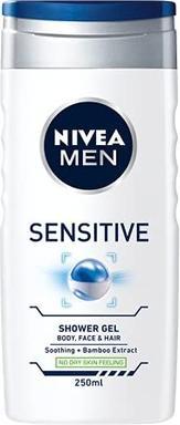 Produktbild NIVEA Men żel pod prysznic Sensitive 250ml (250 ml)