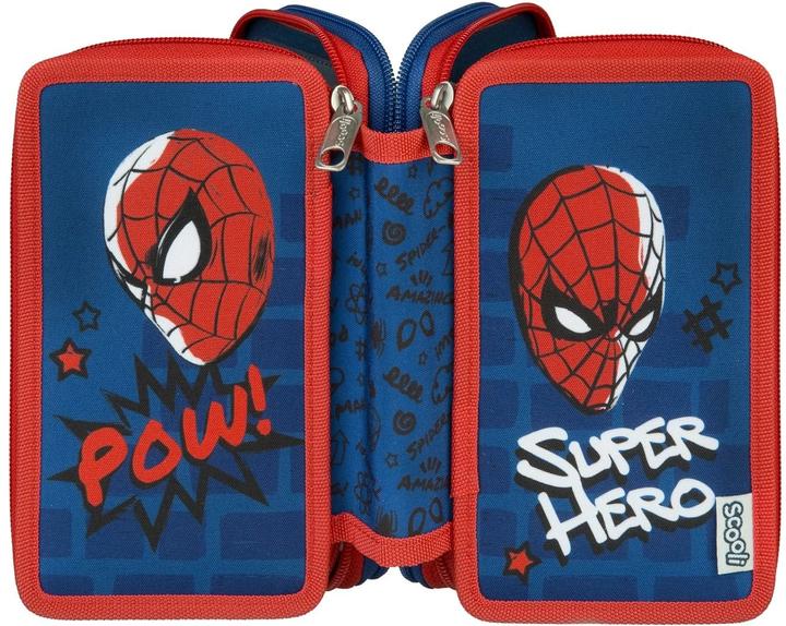 Actual product image Scooli Case Tripledecker Spider-Man