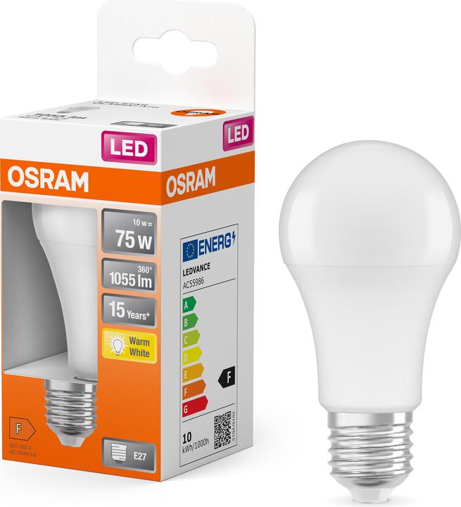 Actual product image Osram LED Monochrome (E27, 11 W, 1055 lm, 1 x, F)