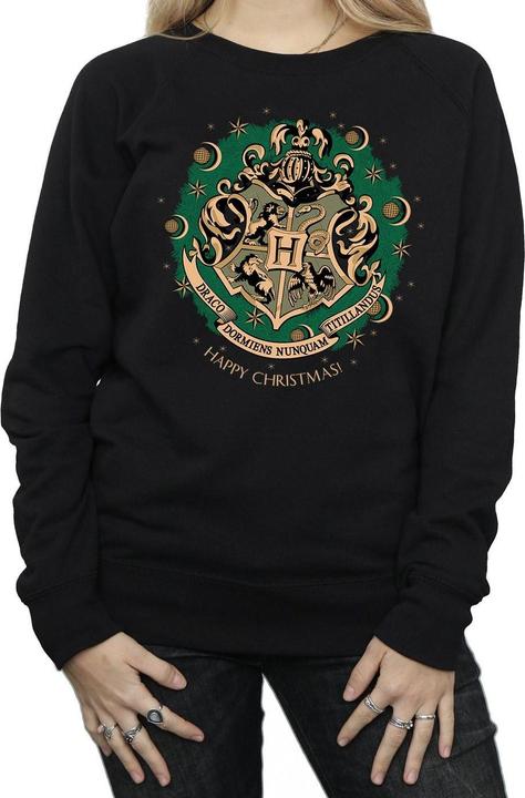 Actual product image Womens/Ladies Christmas Wreath Sweatshirt (L)