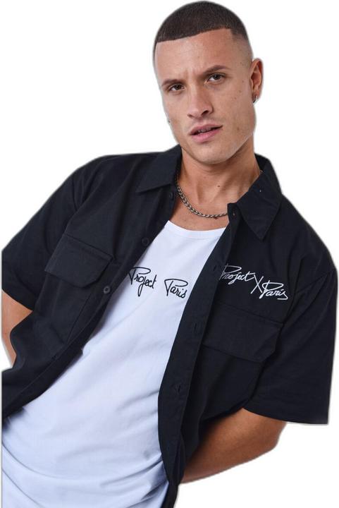 Produktbild Project X Paris Einfarbiges Hemd mit Taschen (XL)