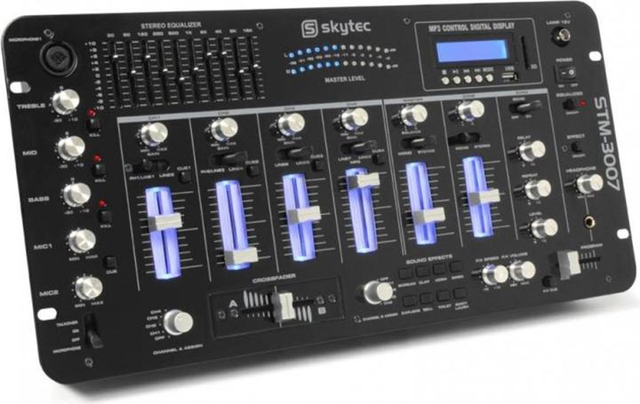 Image du produit Skytec Table de mixage pour DJ STM-3007 (Mélangeur de ligne)