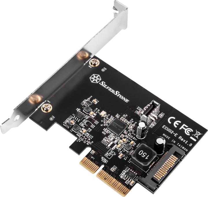 Produktbild Silverstone ECU02-E - USB-Adapter - PCIe 3.0 x2 Low-Profile