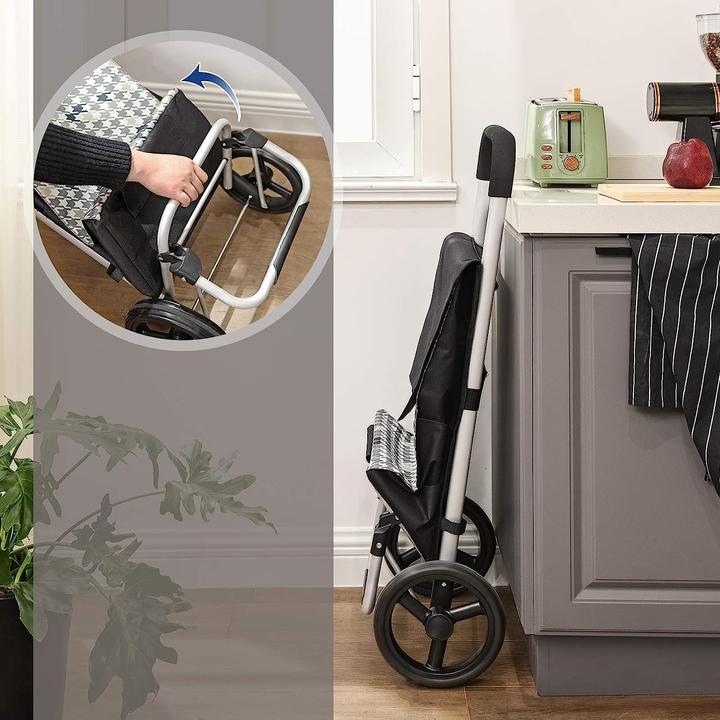 Actual product image Songmics Shopping trolley 40L, KST06BF