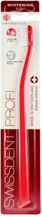 Immagine prodotto Swissdent PROFI Spazzolino da denti sbiancante Soft Red (1 pz) (Morbido, 1 x)