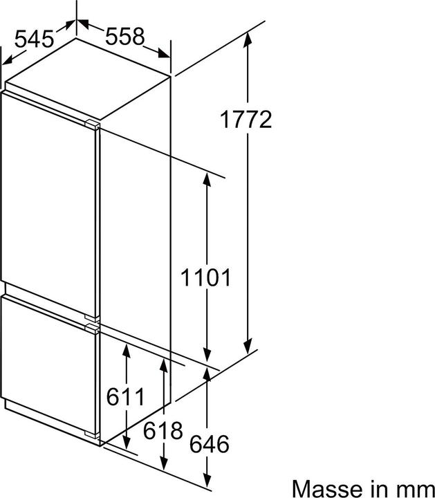 Produktbild Bosch Hausgeräte KIS87ADE0H (272 l)