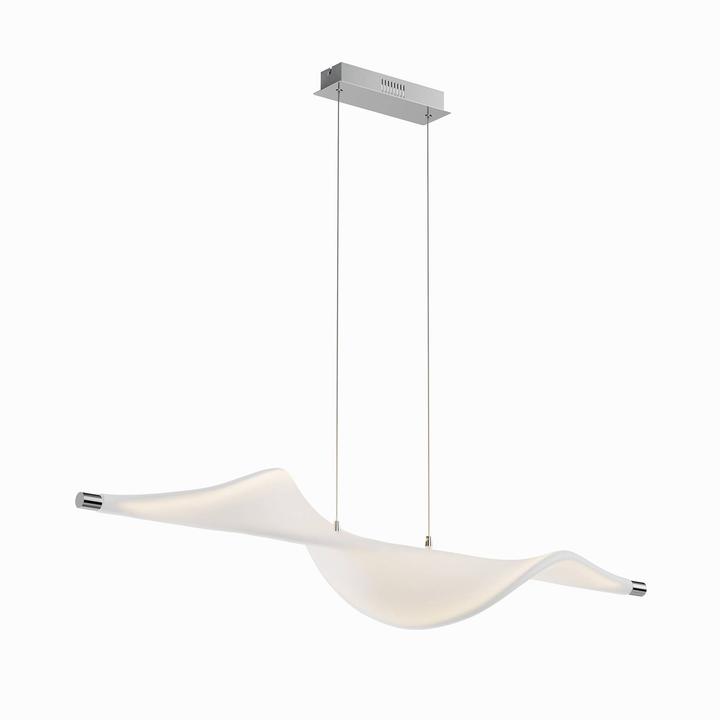 Immagine prodotto Lucande Lampada a sospensione Edano Bianco/Cromo (1360 lm)