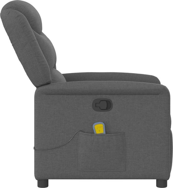 Image du produit VidaXL Fauteuil de massage Tissu gris foncé Fauteuil de massage TV