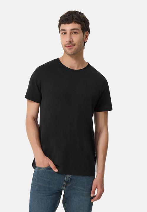 Cash-Mere Wolle Kaschmir T-Shirt mit Rundhals