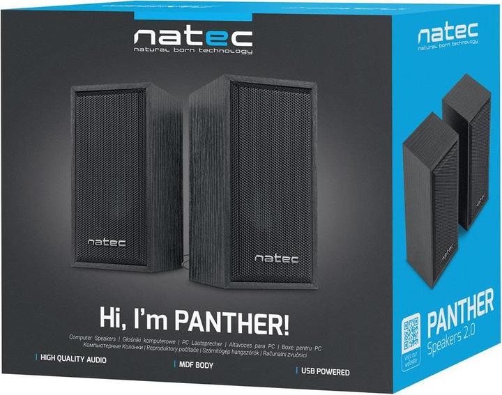 Image du produit Genesis NGL-1229 Natec Panther haut-parleurs d'ordinateur 2.0 6W RMS, Juodas