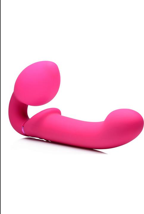 Immagine prodotto XR Brands Dildo senza spalline vibrante GPulse con telecomando rosa